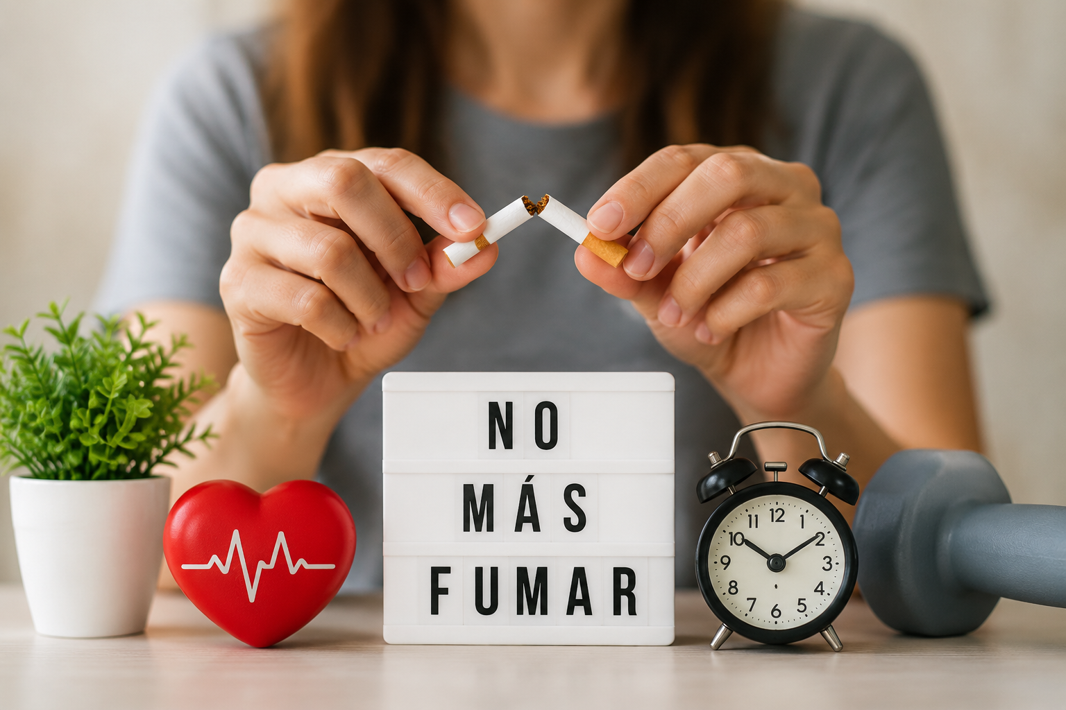 Persona respirando aire puro, reflejando una vida saludable sin tabaco